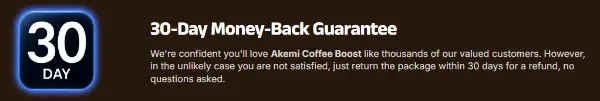 Akemi-Coffee-Boost-guarantee